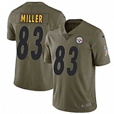 Nike Steelers 83 Heath Miller Olive Salute To Service Limited Jersey Dzhi,baseball caps,new era cap wholesale,wholesale hats